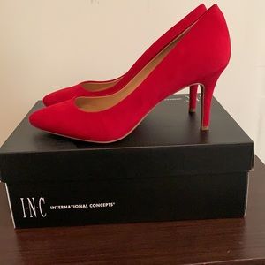 New! INC Dark Red Pumps